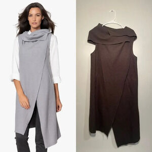 Stella Carakasi Take Note Vest 100% Boiled Wool Size Medium